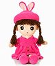 ELITE CREATIONS 60 CM Sweetheart Girl Doll Plush Toy - Bright Pink