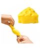Vikrida Cheese Squishy 7cm | Slow Rising Triangle Cheese Squeeze Fidget Toy | Extra Soft Sensory Stress Relief Novelty Gift for Kids Teens & Adults | Desk & Travel Fidget