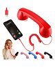 SANJARY Retro Corded Telephone Handset for Smartphones, Universal Mobile Phone Receiver with 3.5mm Audio Jack, Vintage Style Wired Call Handset for Home, Office & Fun Gifts color may vary