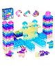 SANJARY 40-Piece Gummy Building Blocks Set for Kids, Soft Transparent Interlocking Construction Blocks, Colorful Sensory STEM Building Toy for Creative Play, Learning & Motor Skills Development