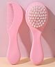 NEGOCIO Baby Comb and Brush Set for Newborns (0+) | Ultra Soft Bristle Hair Brush & Fine Tooth Comb | Gentle Scalp Care, Cradle Cap Brush - PACK OF 1 - COLOR MAY VARY