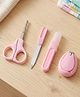 NEGOCIO 4-in-1 Baby Nail Clipper Kit with Scissors, File & Tweezers, Safe Infant Grooming Kit, BPA-Free, Soft Grip, Gentle Nail Cutter Set for Newborns & Toddlers - PACK OF 1 - COLOR MAY VARY