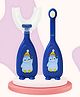 NEGOCIO 360° U Shape and Ultra Soft Tooth Brush with Food Grade Silicone Head | 100% BPA Free, Soft Bristles & Easy Grip for Babies & Kids