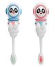 NEGOCIO Space Panda Baby Toothbrush for Kids, Soft Cleaning Tips Gentle Oral Care Brush for Toddlers & Children Pack of 1 Color May Vary