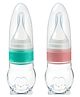 NEGOCIO Detachable Baby Feeder, Multifunctional Complementary Food Baby Feeder, Soft Food Grade Silicone Baby Feeder with Scale - PACK OF 1 - COLOR MAY VARY