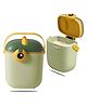 NEGOCIO Milk Powder Storage Container with Scoop and Leveller, Food grade PP Double Layer Anti-Leak Milk Powder Dispenser Container - PACK OF 1 - COLOR MAY VARY
