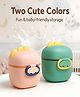 NEGOCIO Formula Milk Container for Baby Milk Powder Container with Scoop Holder, Formula Dispense, Airtight First Feed Baby Food Storage Container/Box for Travel 400ml - PACK OF 1 - COLOR MAY VARY