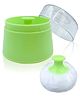 NEGOCIO Bpa Free Baby Powder Puff Box, Large 2.8