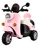 Dash Glide DX scooter Pink Kids Rechargeable Electric Scooter Bike with Windscreen, Support Backrest & 3-Wheel Balance