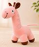 Little Hunk 30cm Cute Giraffe Plush Toy Soft Stuffed Animal for Kids & Nursery Decor - Pink