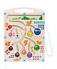 AKN TOYS Wooden Magnet Puzzle Game Board Montessori for Kids, Old Children Gift - PACK OF 1