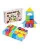 AKN TOYS Wooden Building Blocks (Dream Castle) 27pcs - PACK OF 1 - ( COLOR MAY VARY )