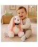 NeonateCare Cute Bunny Soft Toy for Kids|Huggable toy with Long Ears|Soft Stuffed Plush Animal|Cute Soft Toys, Baby Toys, Stuffed Animals, Cuddle Toy - Beige Bunny soft toy with Bow