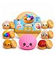 AKN TOYS Squishy Dumpling Stress Relief Toy Blind Pack Cute Fidget Toy With Adorable Expressions for- Pack of 1 - ( COLOR AND DESIGN MAY VARY )