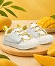 ONYC Solid Lace Up Shoes - White