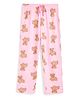 Plan B Cotton Knit Teddy Printed Pajama - Pink