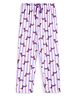 Plan B Cotton Knit Puppy Printed Pajama - Purple