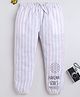 Baatcheet Cotton Woven Hakuna Vibes Text Printed Striped Joggers - Pink