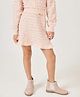 One Friday Knit Self Designed Skirt - Peach