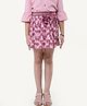 One Friday Woven Hearts Printed Skirt - Pink