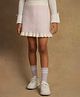 One Friday Knit Checked Skirt - Pink