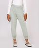 One Friday Woven Solid Pants - Mint