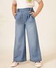 One Friday Woven Solid Jeans - Blue