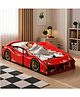 Alex Daisy Racing Car Bed with Mattress - Red