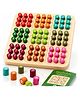Trinkets & More Sudoku Math Brain Teaser Puzzle Desktop Game Train Logical Thinking Ability Brain Stimulation Toy, Party & Stress-Relief with 81 Pegs for Teenagers, Adults and Family