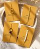 TEMPUS STUDIO Gold Plated Stackable Bracelets For Girls Stylish Layered Bracelet Set For Womens Party Wear Casual Wear And Special Occasions (Pack of 4)