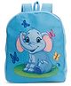 Toytales 12 Inch Baby Ele Bag Plush Kinder Cute School Bag | Soft Backpack - Blue