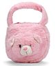 Toytales 6 Inches Small Hand Bag Plush Kinder Cute Fashion Bag | Soft Backpack - Pink