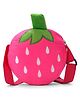 Toytales 6 Inches Straberry Bag Plush Kinder Cute Fashion Bag | Soft Backpack- PInk
