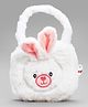 Toytales 6 Inches Rabbit Hand Bag Plush Kinder Cute Fashion Bag | Soft Backpack for Boys & Girls