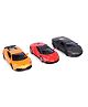 Maisto Die Cast Pull Back Lamborghini Toy Cars  Pack of 3 - Multicolor