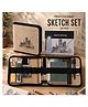 Elecart Drawing Kit, Sketch Pencil Set for Artists | Complete Shading & Sketching Kit with Graphite, Charcoal & Pastel Pencils, Blending Stumps, Erasers, Sharpener & Sketchbook (38 Pcs)
