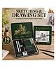 Elecart Drawing Kit, Sketch Pencil Set for Artists | Complete Shading & Sketching Kit with Graphite, Charcoal & Pastel Pencils, Blending Stumps, Erasers, Sharpener & Sketchbook (19 Pcs)