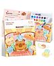 Elecart Kids Water Coloring Book Set | Magical Water Painting Book with Reusable Pages, Water Pen, 12 Color Blocks & Swatch Sheet | Mess-Free Drawing & Painting Kit (Capybara Theme)