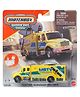 Matchbox SATTELITE COMUNICATION with Moving Parts, Toy Construction, Rescue, Farming, Garbage or Semi Truck with Moving Parts, Working Rigs - Yellow