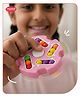Aditi Toys Spinny Vinny Magic Bean Cube Fidget Spinner Puzzle Toy, 2-in-1 Sensory Toy for Kids & Adults, Rotating Double-Sided Color Beads Cube, Stress Relief, Focus & Brain Teaser Gift, 3+ Age (Pink)