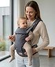 R for Rabbit Solo Wrap Comfy Baby Carrier 5 Smart Carrying Modes, Independent Self-Wear Design, Charcoal Grey