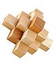 Muren 9-Pieces Wooden Intersecting Puzzle-Multicolor