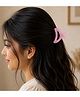Little Miss Cuttie Solid Oval Claw Clip - Pink