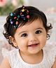 Little Miss Cuttie Bow Applique Detailed Headband - Black