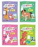 Jolly Kids Colouring for Fun Books A Set of 4 English