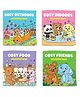 Cosy Colouring Books Set of 4 - English