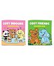Cosy Indoors and Friends Activity Colouring Books E Set of 2 - English