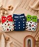 Little Pea Cloth Diaper - Blue, Green, Red, Pack of 3