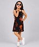 STH Knitted Knit Sleeveless Tie Dye Dress - Brown