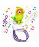 ADKD Interactive Musical Talking Bird Toy with Recording, Repeat, Singing & Dancing Function and Wearable Wrist Strap (Pack of 1,Random Color)
